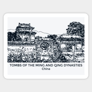 Tombs of the Ming and Qing Dynasties - China Sticker